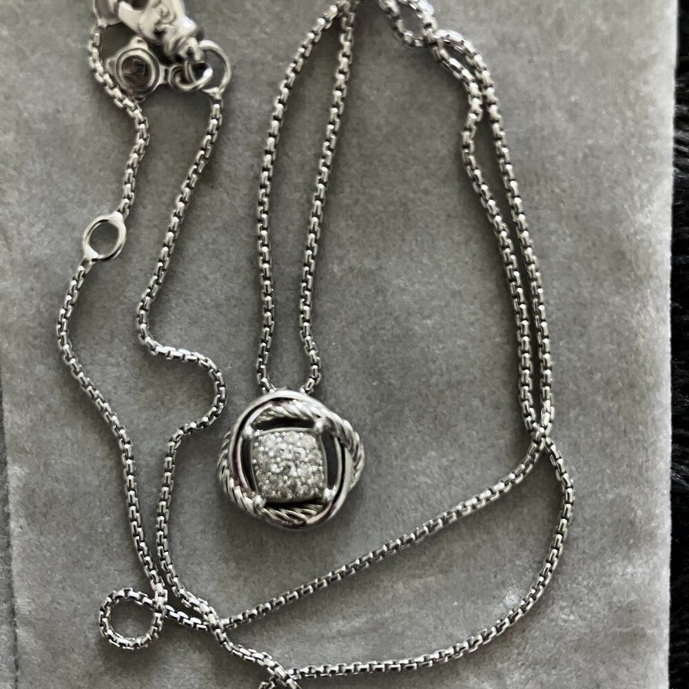 David Yurman Infinity Diamond Necklace